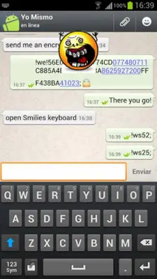 Whatsapp Smilies Free android App screenshot 1